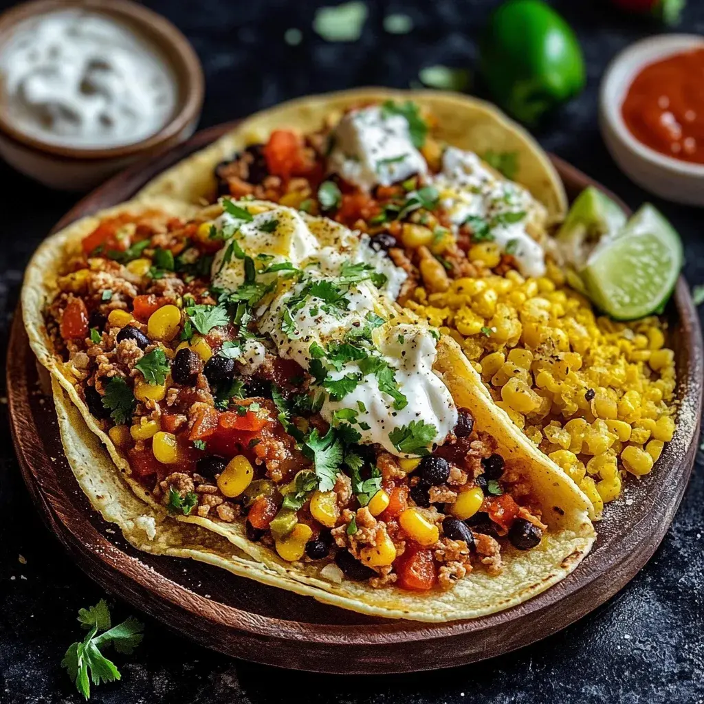 Bunte Taco Reis Schüssel