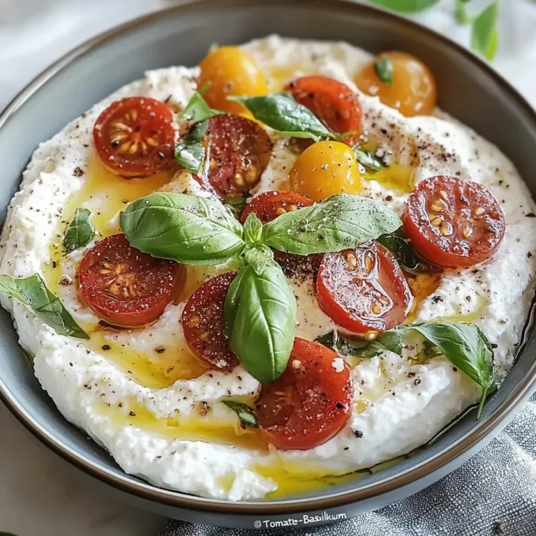 Burrata Dip Tomate Basilikum
