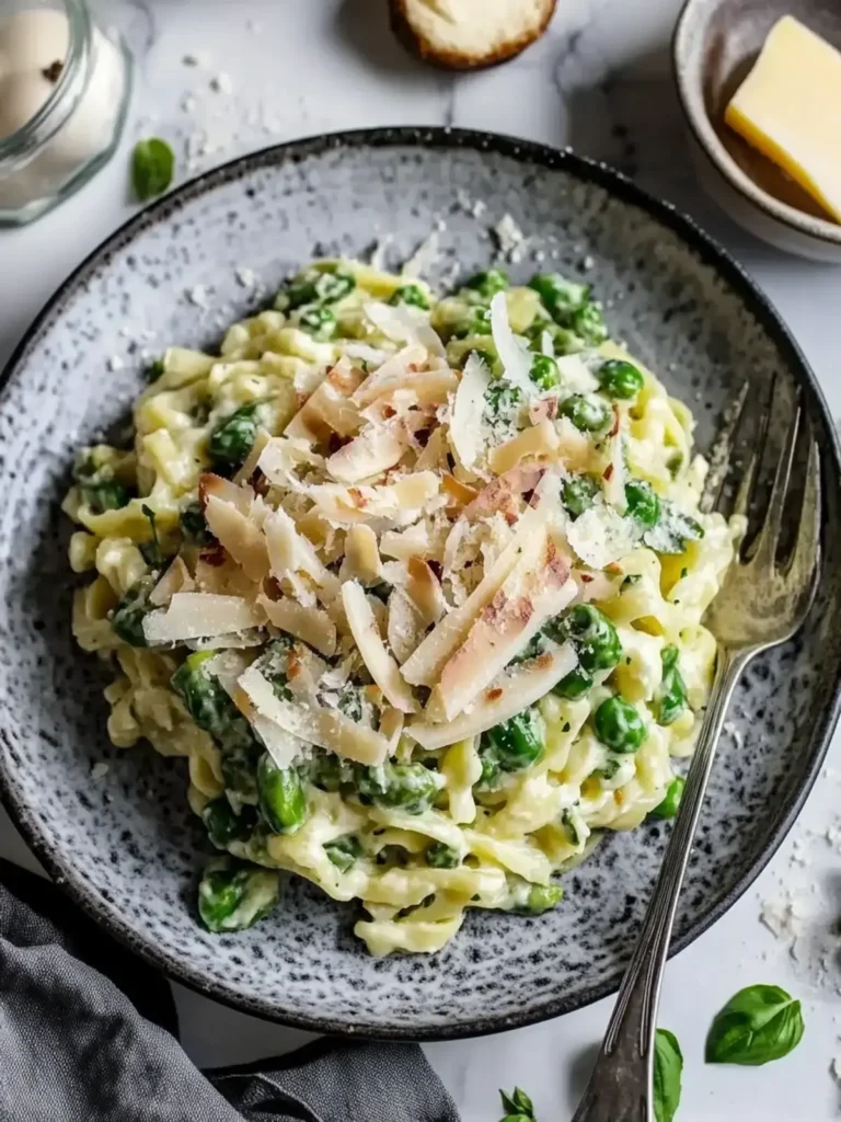 Bärlauch Käse Spätzle mit Röstzwiebeln