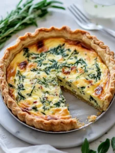 Bärlauch Quiche mit Rindfleisch