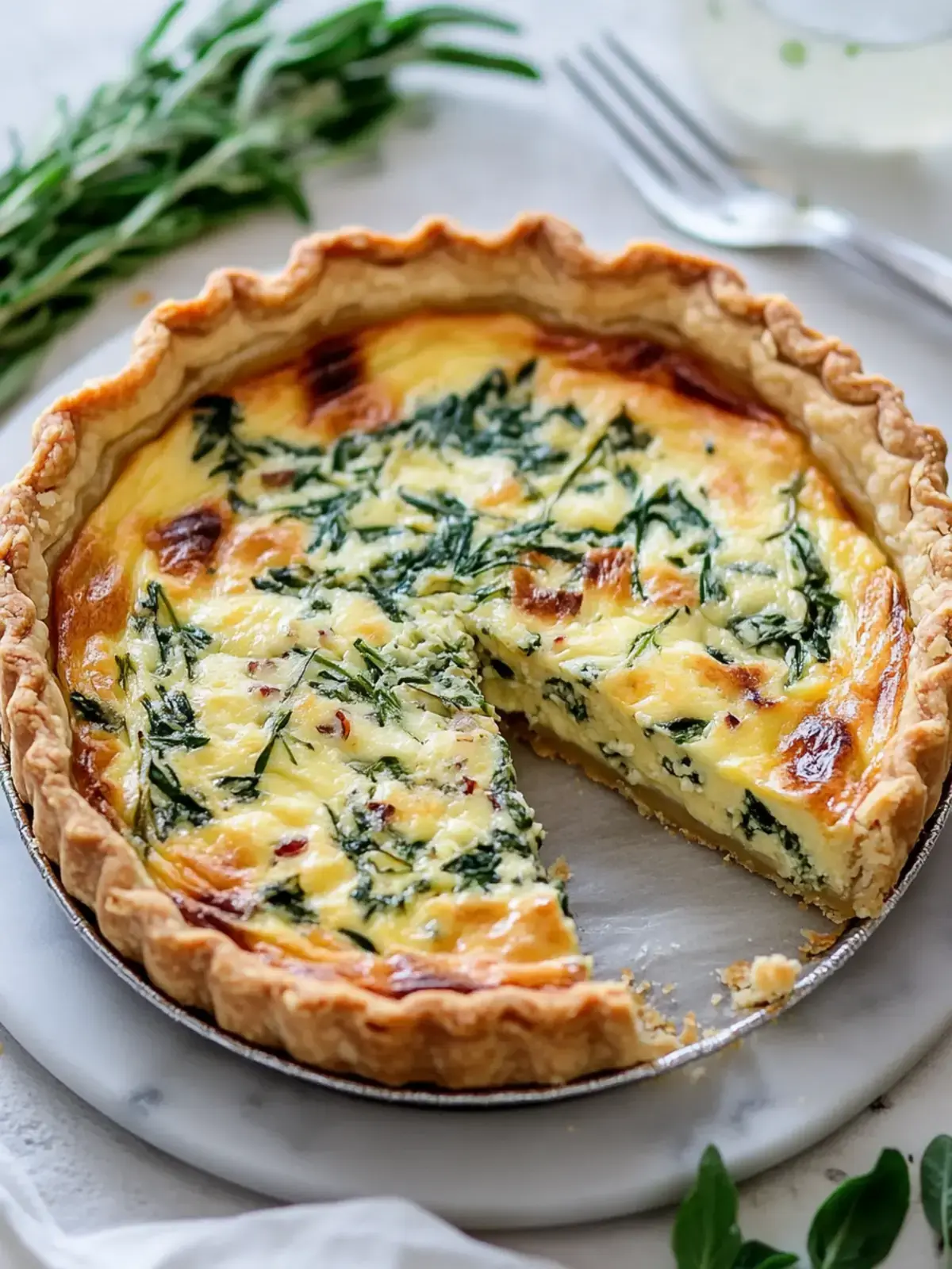 Bärlauch Quiche Rindfleisch