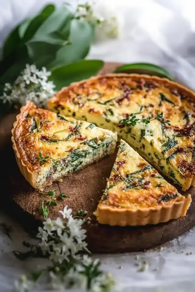 Bärlauch Quiche Rindfleisch Lauch