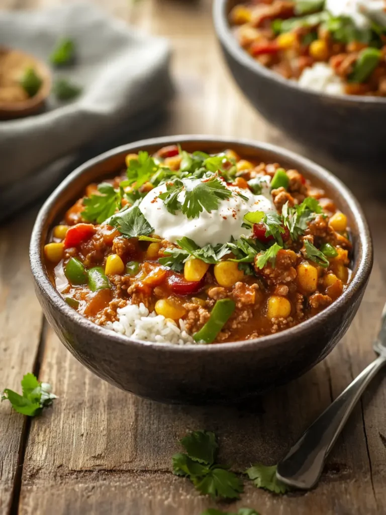 Cajun Weißes Hühnchen Chili