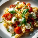 Caprese Mozzarella Summer Pasta