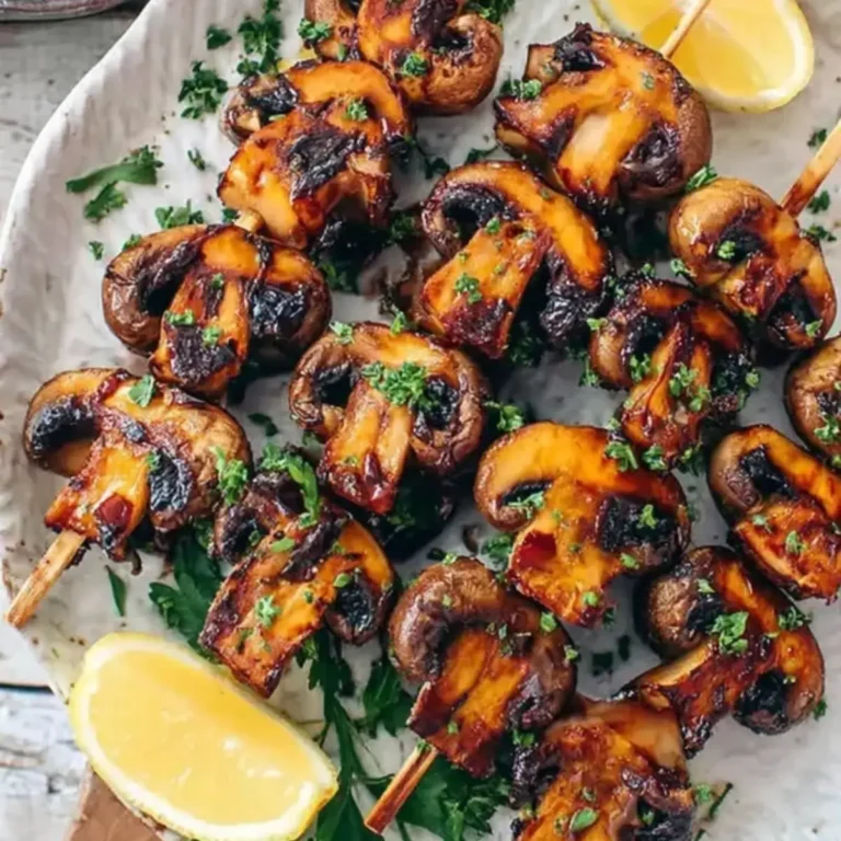 Champignon Spieße Rezept – Einfach & Schnell – Noras Kreationen
