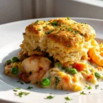 Cheddar Bay Biscuit Seafood Pot Pie