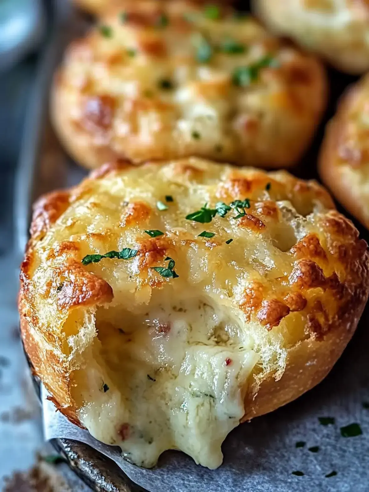 Cheddar-Bay-Biskuit-Meeresfrüchte-Pastete