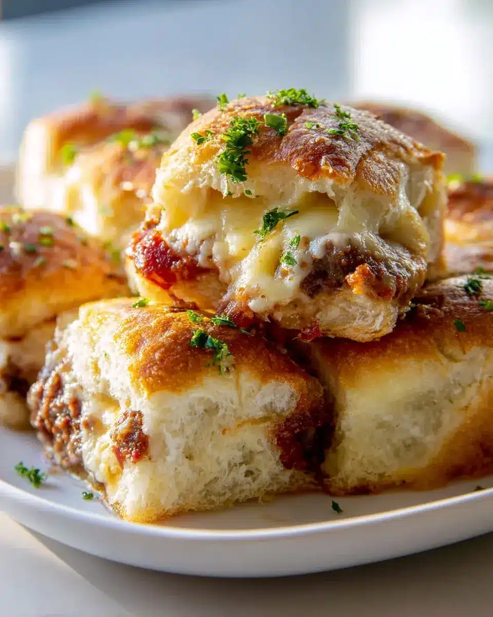 Cheesy Breadstick Sliders