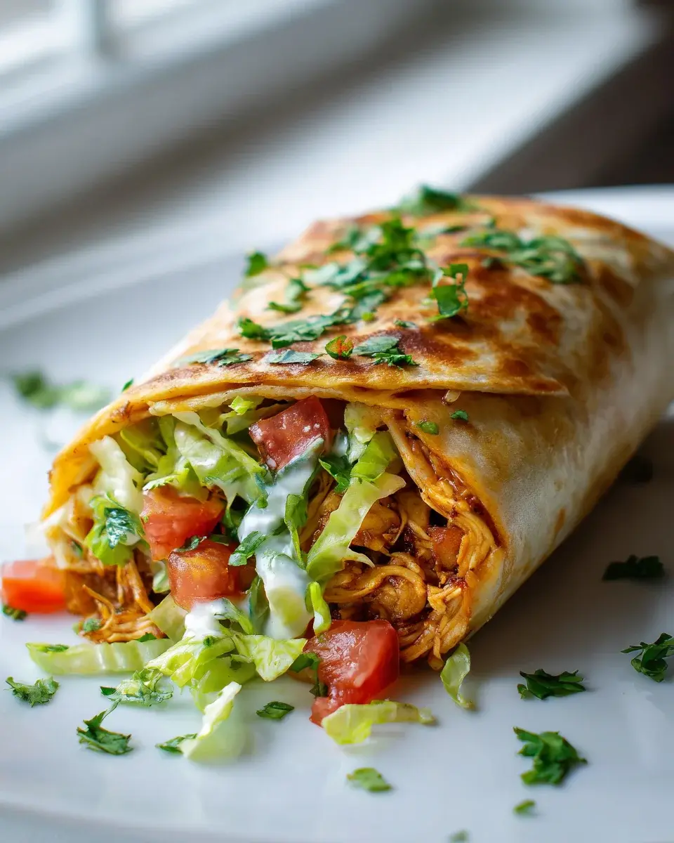 Chicken Avocado Ranch Burritos