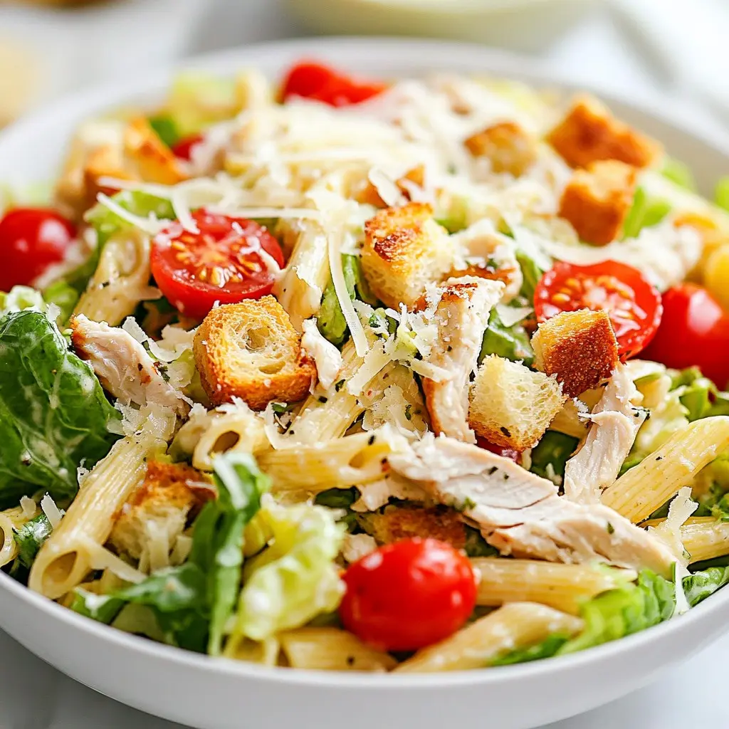Chicken Caesar Pasta Salad