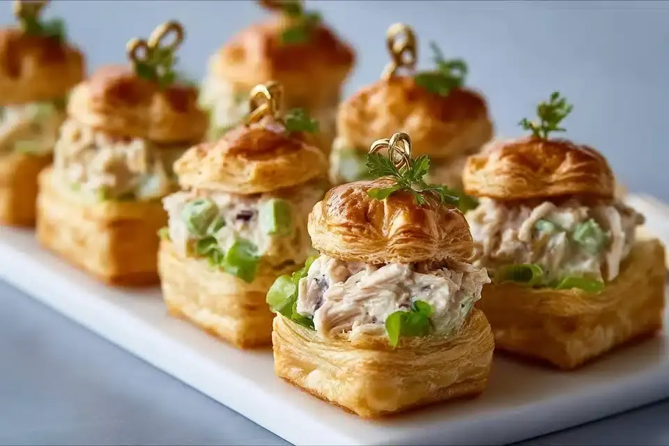 Chicken Salad Puffs