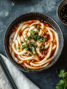 Chili-Öl Udon-Nudeln