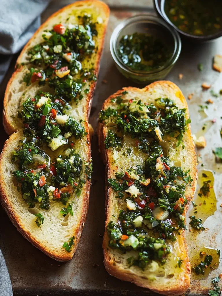 Chimichurri Knoblauchbrot