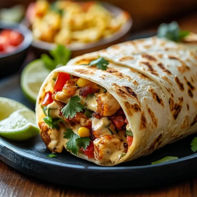 Chipotle-Ranch-Hähnchen-Burrito Rezept