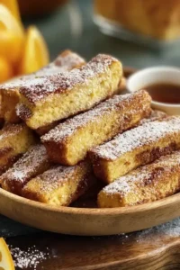 Zimt French Toast Sticks aus der Heißluftfritteuse