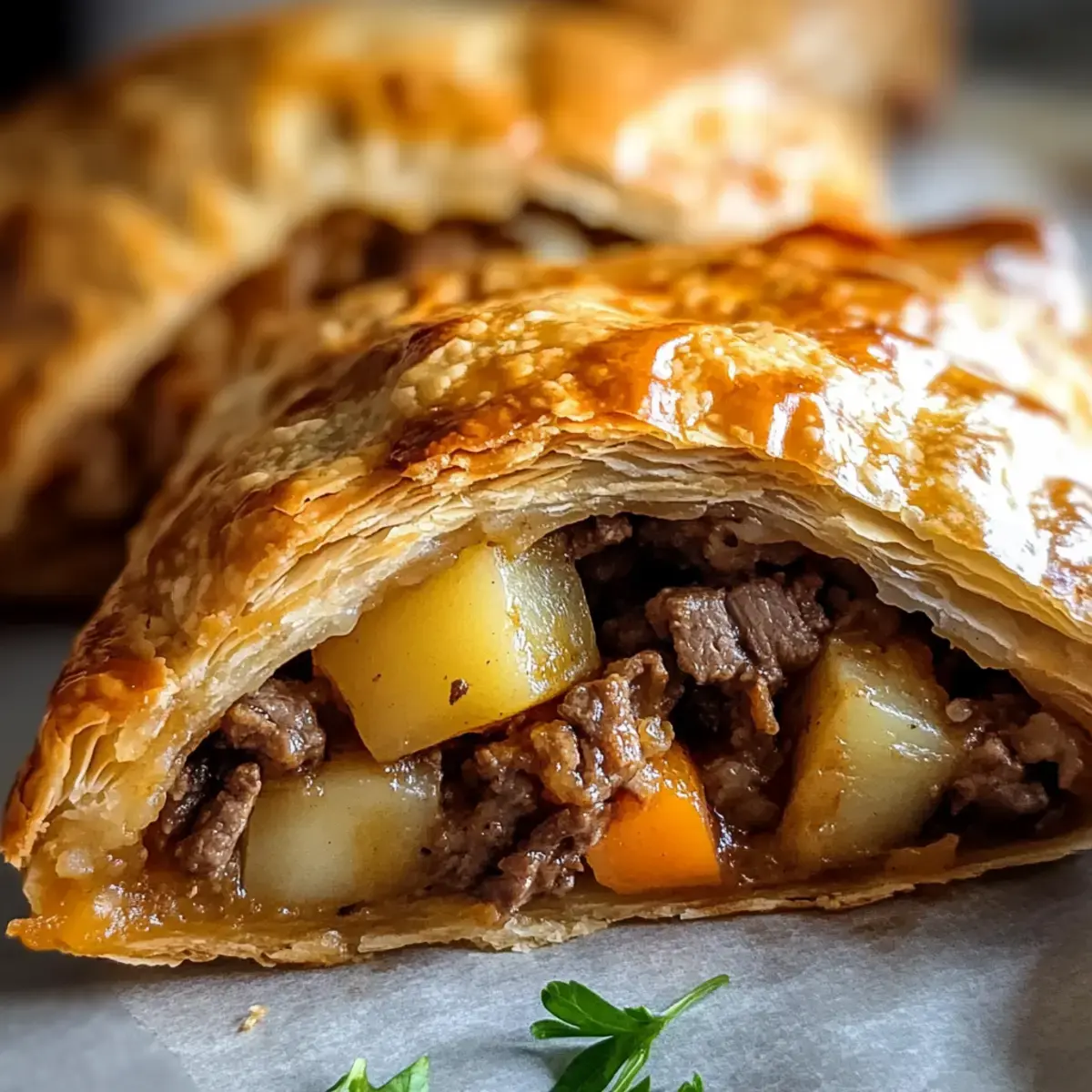 Cornish Rindfleisch-Pasteten