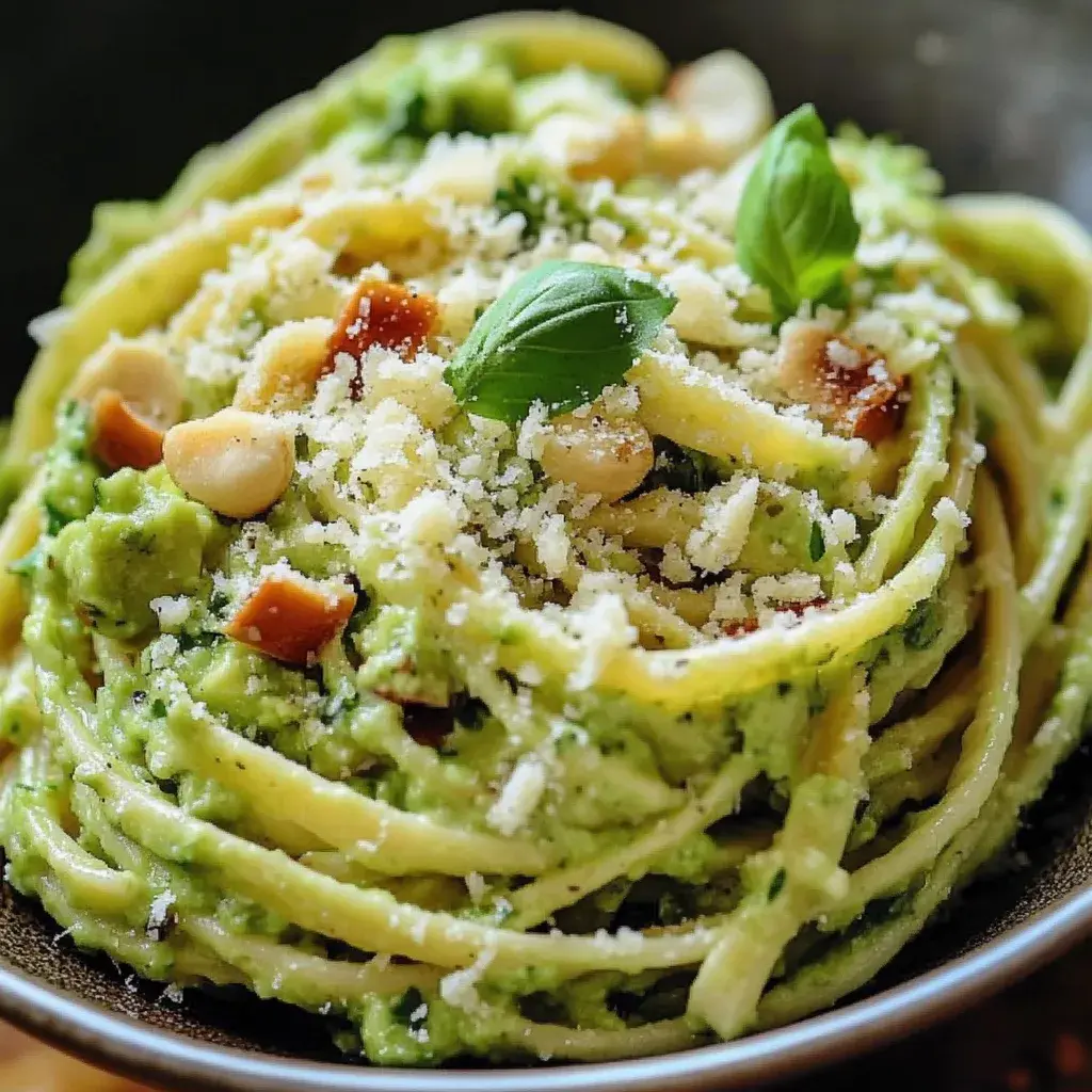 Cremige Avocado Pasta Rezept