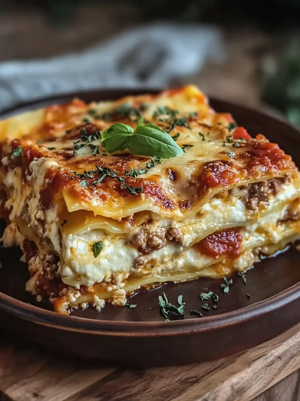 Cremige Crockpot-Lasagne mit drei Käse