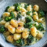 Cremige Hyhnchen Brokkoli Gnocchi