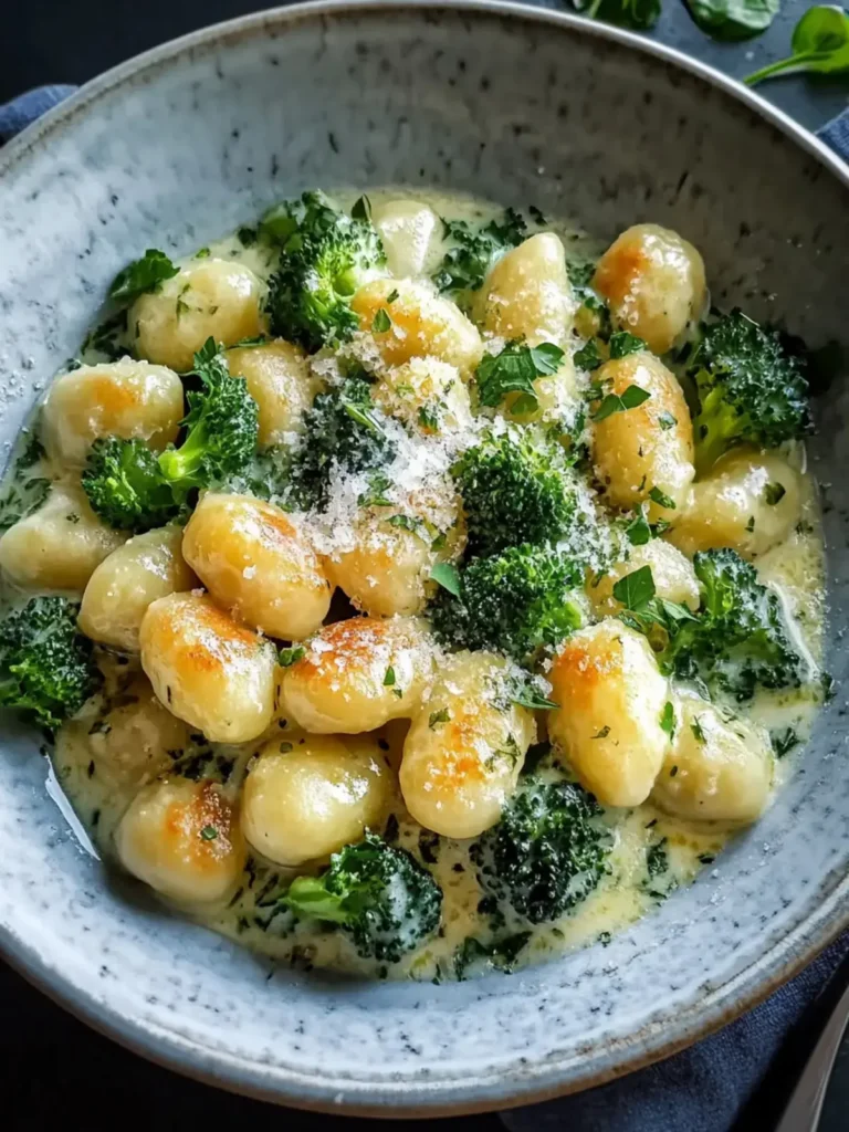 Cremige Hähnchen- und Brokkoli-Gnocchi: Das perfekte Komfortessen
