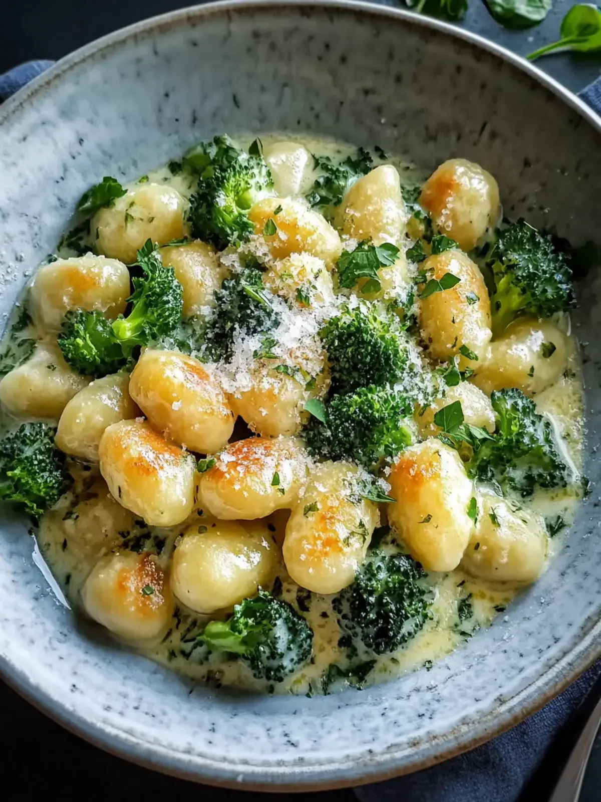 Cremige Hyhnchen Brokkoli Gnocchi 2