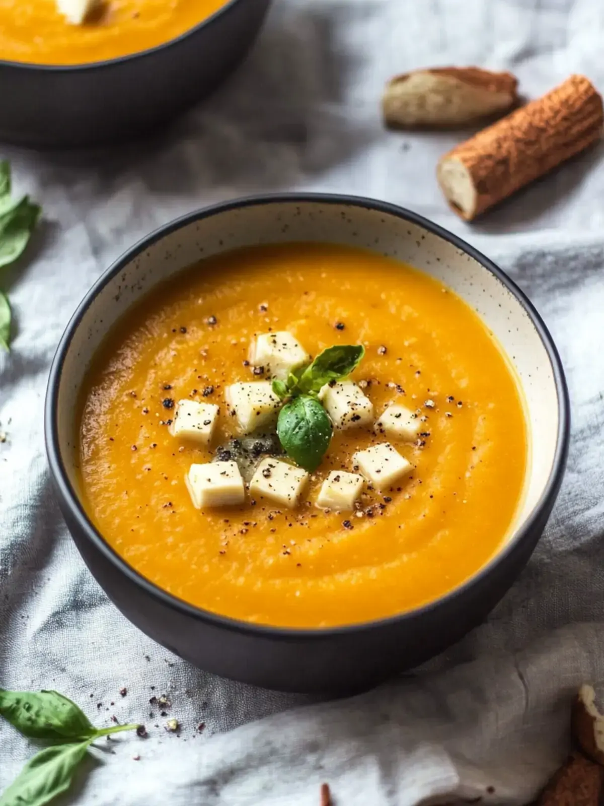 Cremige Keto Kürbissuppe