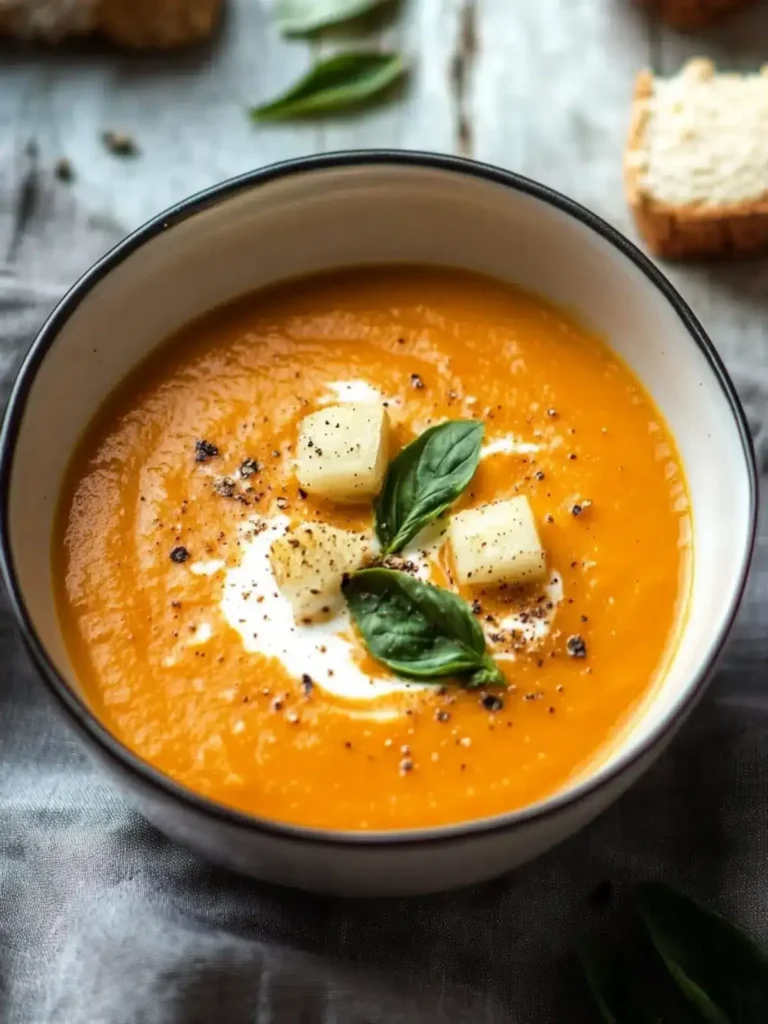 Cremige Keto Kürbissuppe