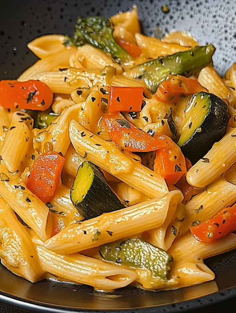 Cremige Nudeln Mit Gemüse