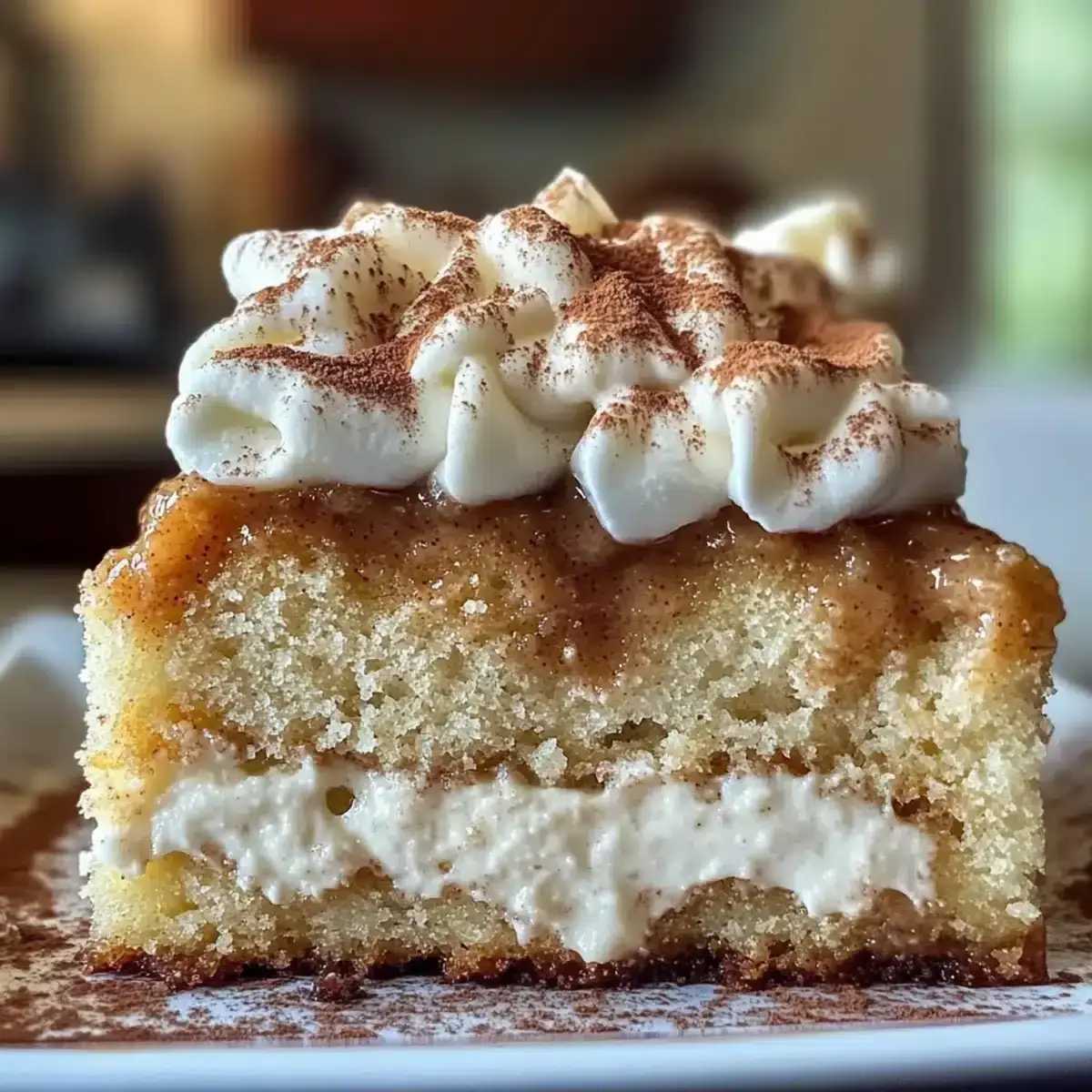 Cremiger Horchata Tres Leches Poke Kuchen