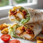 Crispy Chicken Caesar Wraps