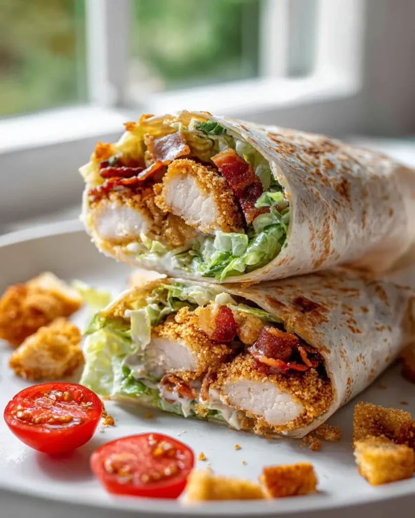 Crispy Chicken Caesar Wraps: Schnell, frisch & lecker! – Snackerra