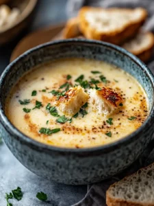 Crock Pot Cremige Hähnchen-Parmesan-Suppe