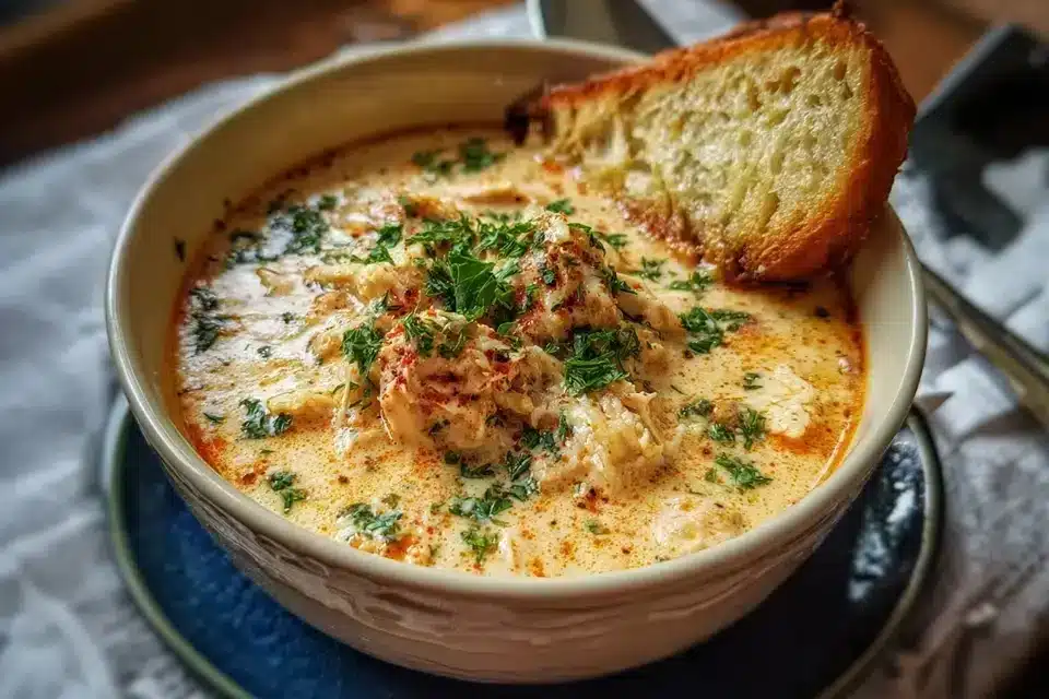 Crock Pot Hähnchen Parmesan Suppe