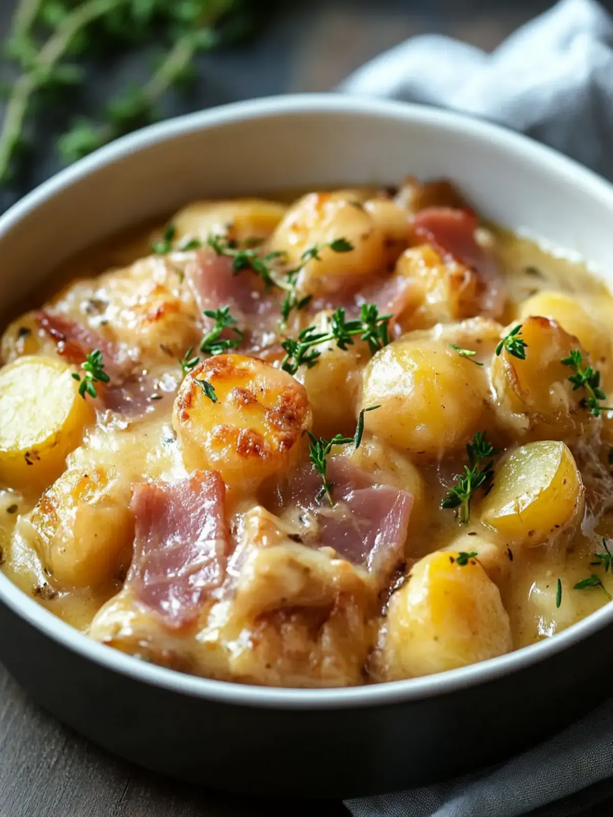 Crockpot Schinken Kartoffelauflauf