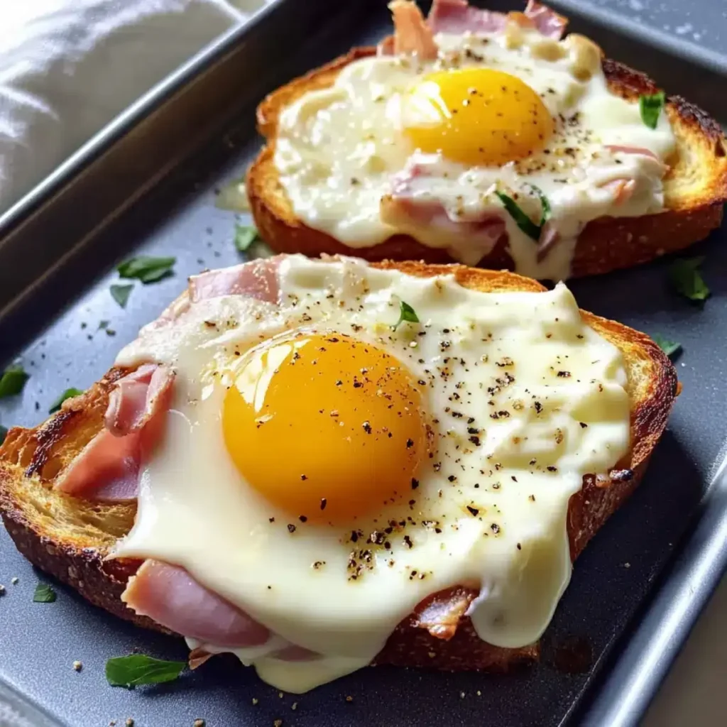 Cremiger Croque Madame Toast – Ein köstlicher Genuss