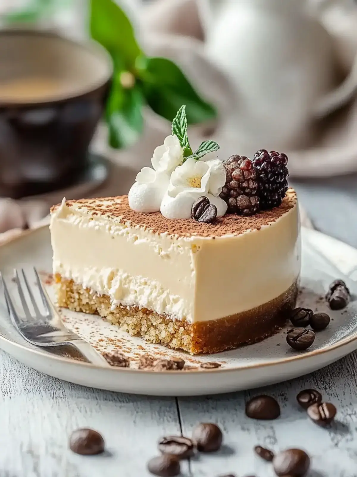 Dekadenter Kaffee-Käsekuchen