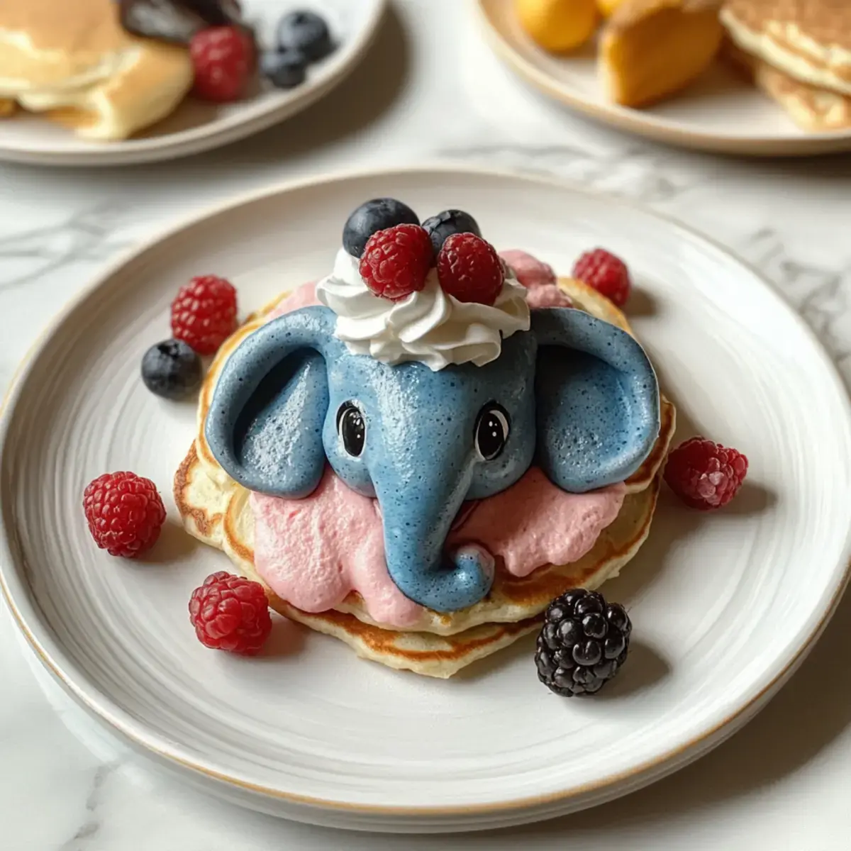 Dumbo fliegende Elefanten-Pfannkuchen