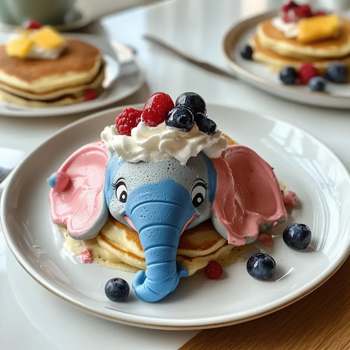 Dumbo fliegende Elefanten-Pfannkuchen