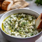 Easy Herb And Feta Olive Oil Dip Rezept