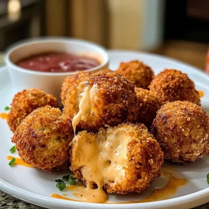 Easy Reuben Bällchen mit würzigem Thousand Island Dip