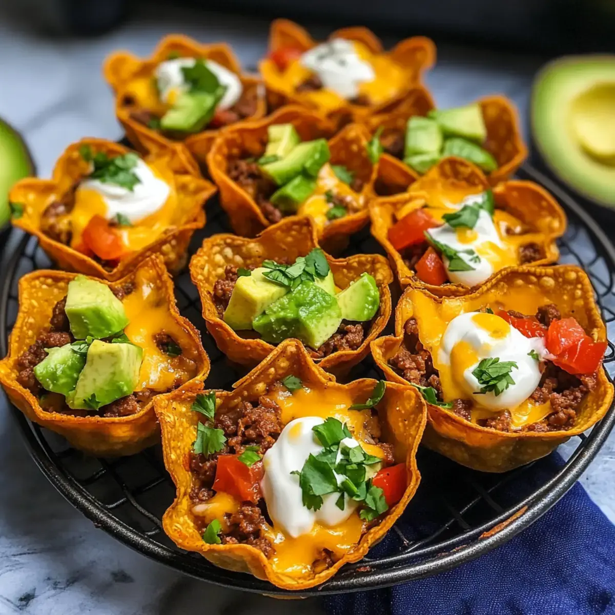 Easy Taco Cups