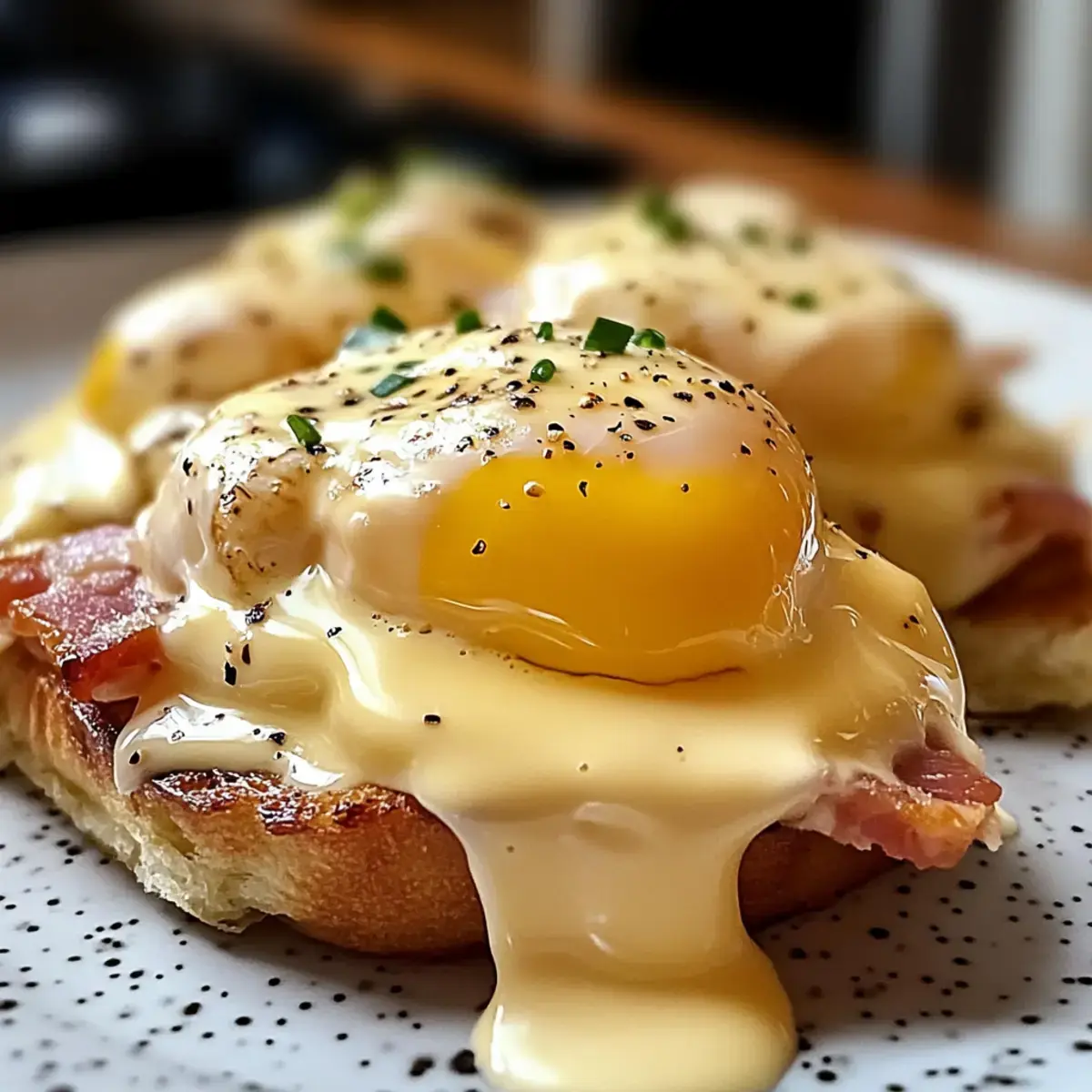 Eier Benedict Auflauf