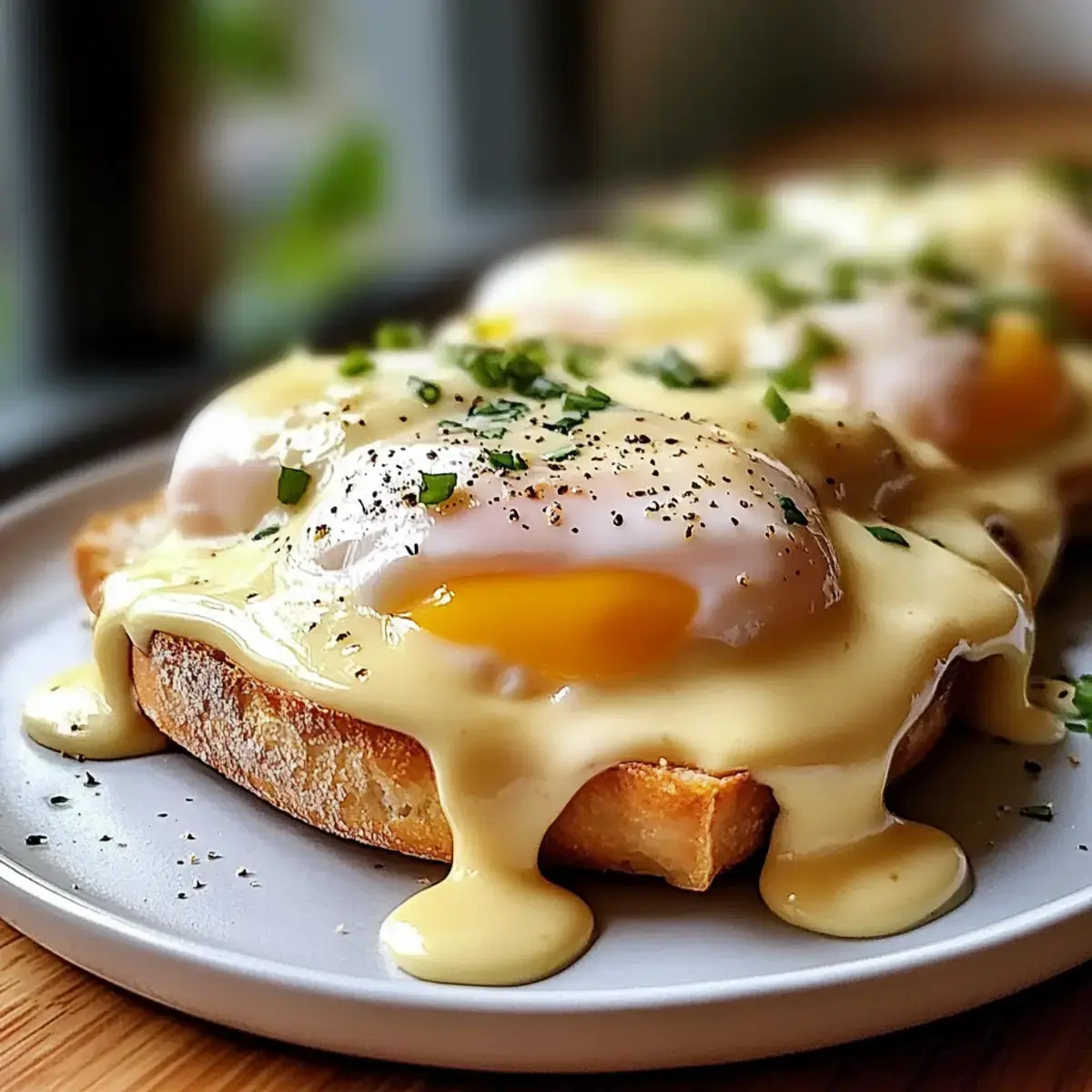 Eier Benedict Auflauf