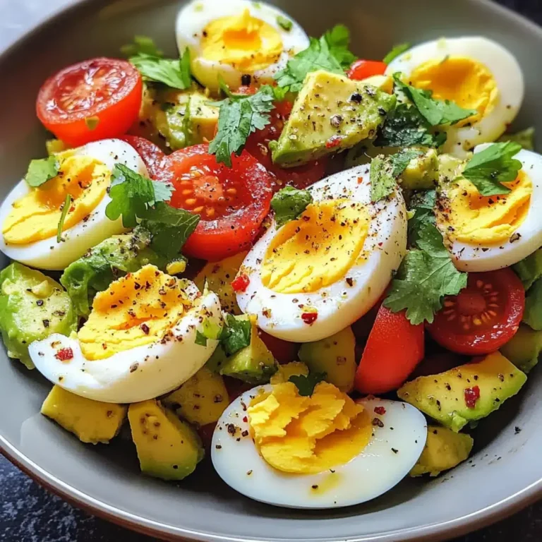 Eiersalat mit Avocado