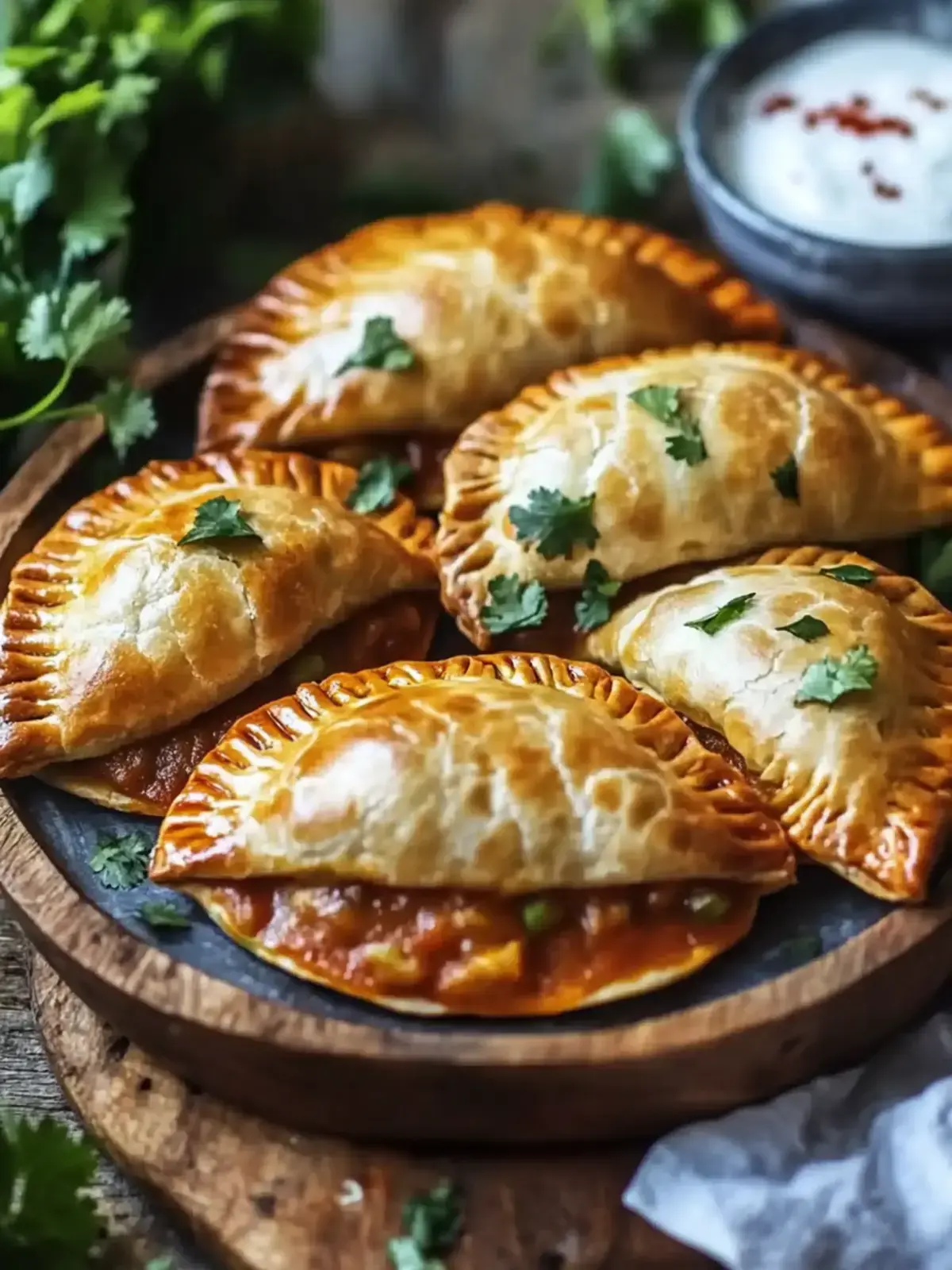Einfache Chipotle-Hähnchen-Empanadas