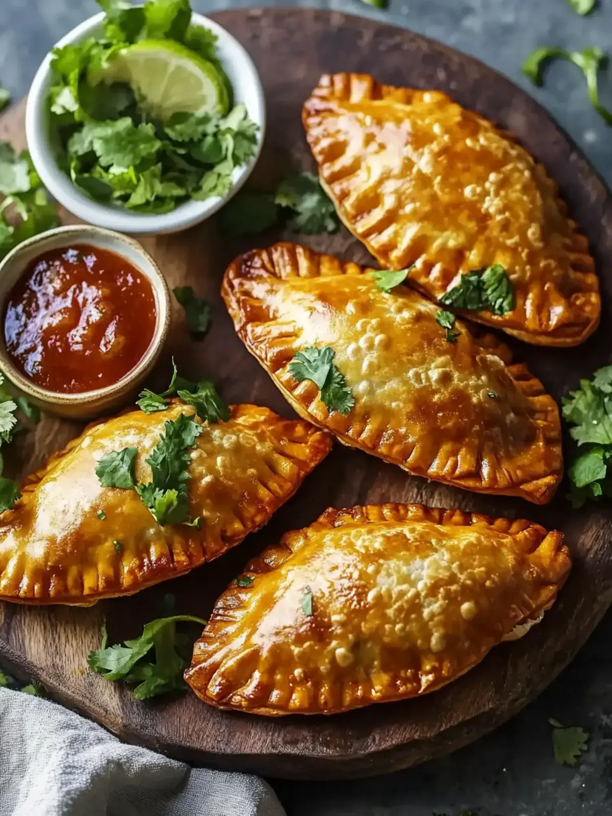 Einfache Chipotle-Hähnchen-Empanadas