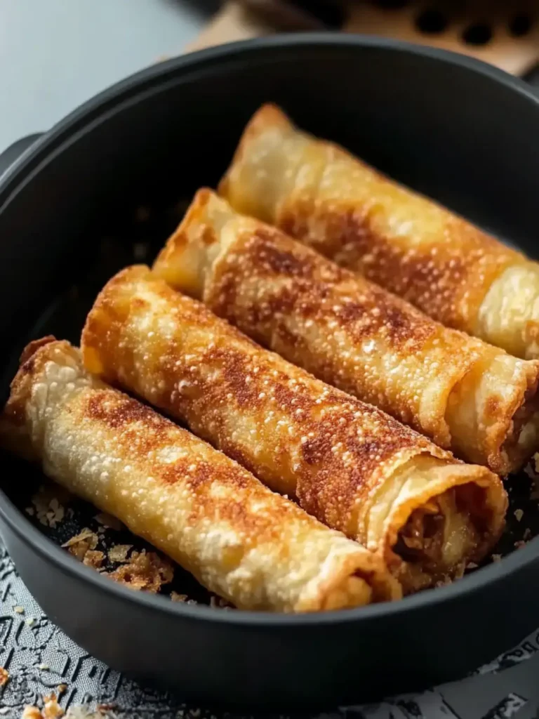 Einfache Heißluftfritteuse Apfelkuchen Taquitos – Knuspriger Genuss
