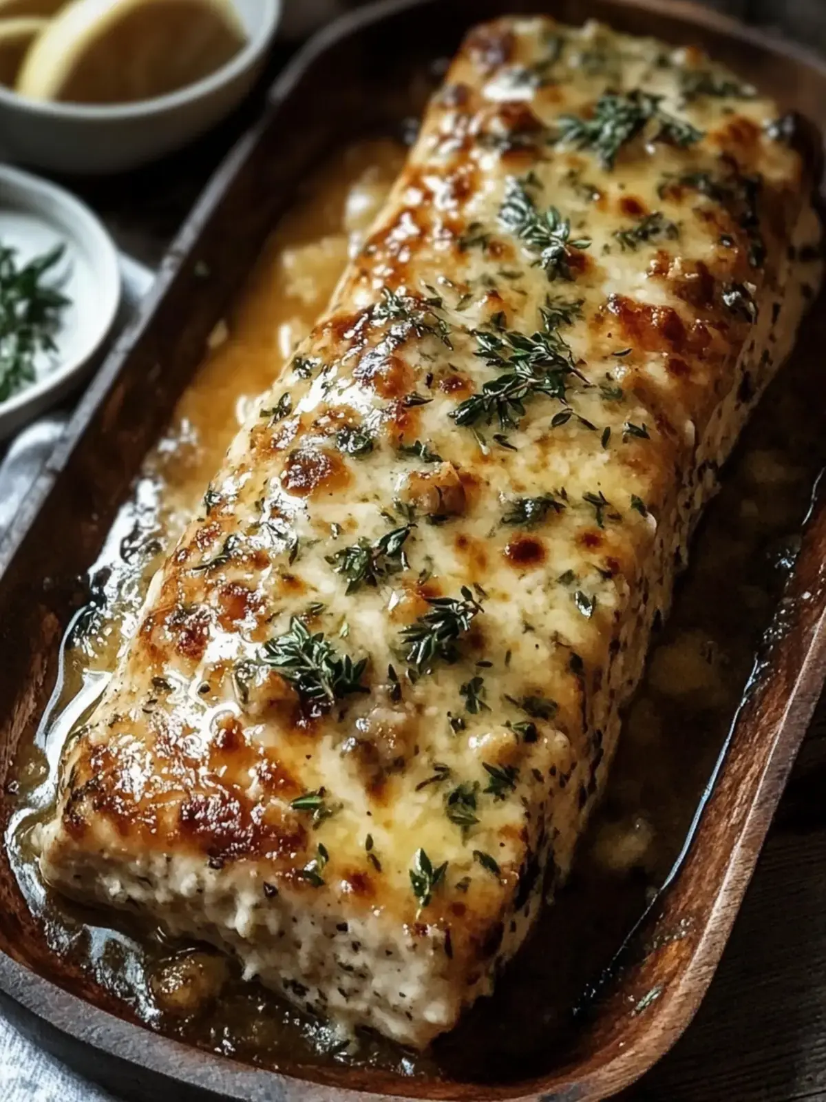 Einfache Parmesan-Fleischlaib