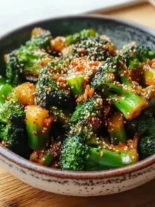 Einfacher Gochujang-Brokkoli