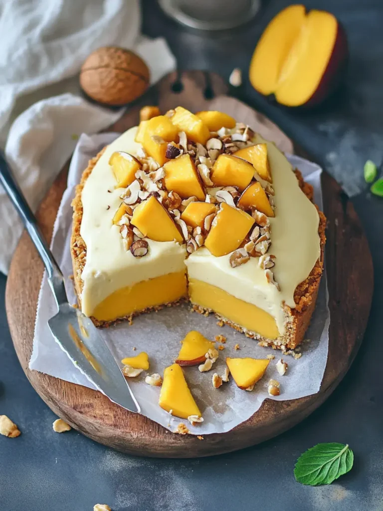 Einfacher Mango Kokosnuss Kastenkuchen – Ein köstlicher Genuss